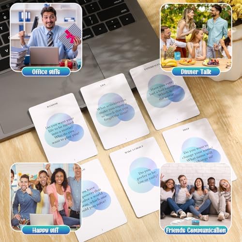 Poen 150 Conversation Cards Games Deep Talk Deck, Conversation Starter