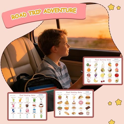 Road Trip Adventure Travel Scavenger Hunt Game