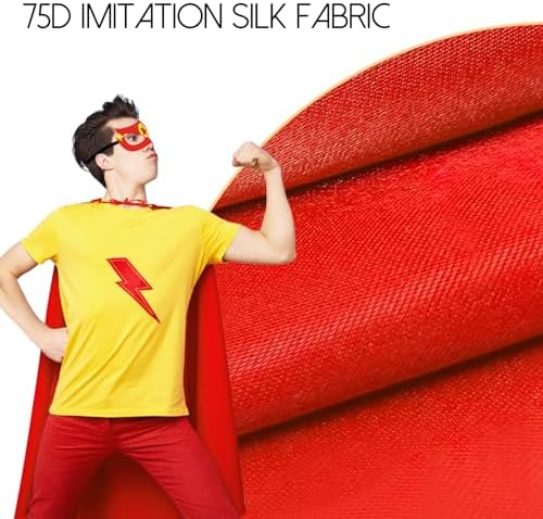 iROLEWIN Superhero-Cape and Mask for Adults, Super Hero Costumes Women Men