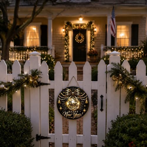 New Years Decorations 2027 - Happy New Year Sign for Front Door