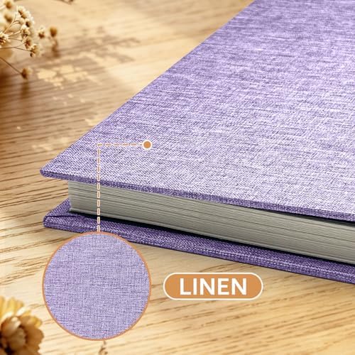 Large Self Adhesive Scrapbook Album, 40 Sheets 80 Pages Photo Book