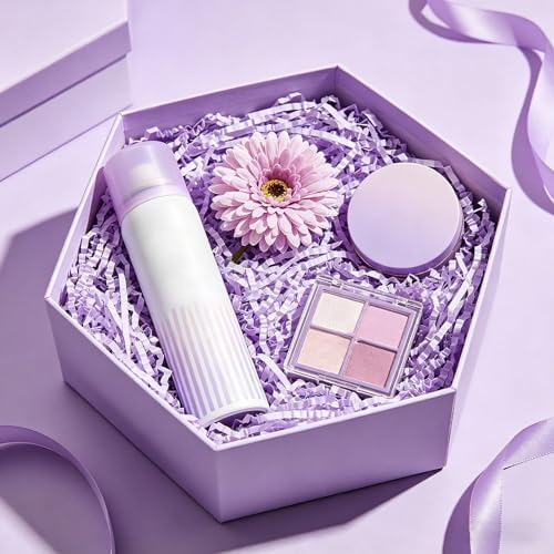 Zankubom 10 LB Light Purple Crinkle Cut Paper Shred Filler Great for Gift Wrapping, Basket Fillers, Birthday, Gift Wrapping, Anniversary, Halloween Thanksgiving Christmas Party Decor Filling Supplies