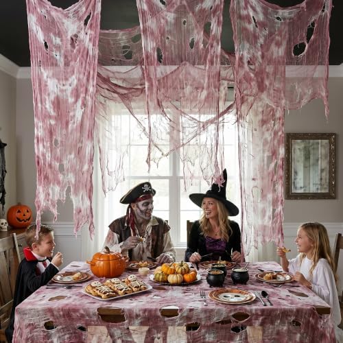 197"x71" Halloween Scary Gauze, Spooky Cloth Party Decoration