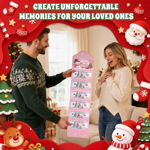 New 6Pcs Christmas Money Holders for Cash & Gift Card Holders