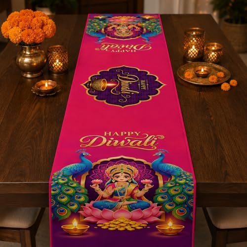 Diwali Decorations - Happy Diwali Table Runner