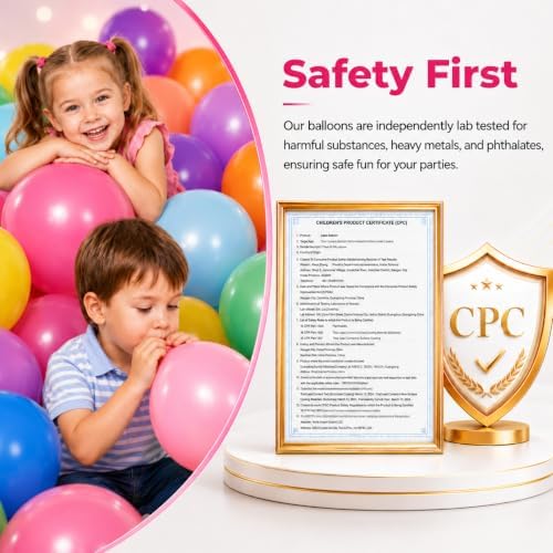 Bezente Pearl White Balloons Latex Party Balloons 100 Pack 12 inch