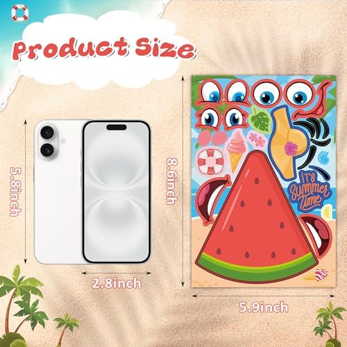Summer Stickers 48 Sheets Summer Party Favors Crafts Kids Toddlers