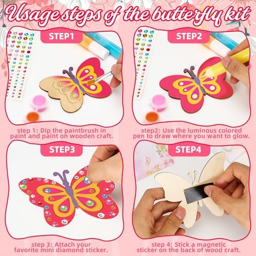 24 Pack Butterfly Party Favors - Butterfly Kit Birthday Party Supplies