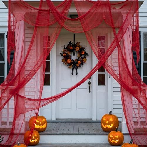 197"x39" Halloween Scary Gauze, Spooky Cloth Party Decoration