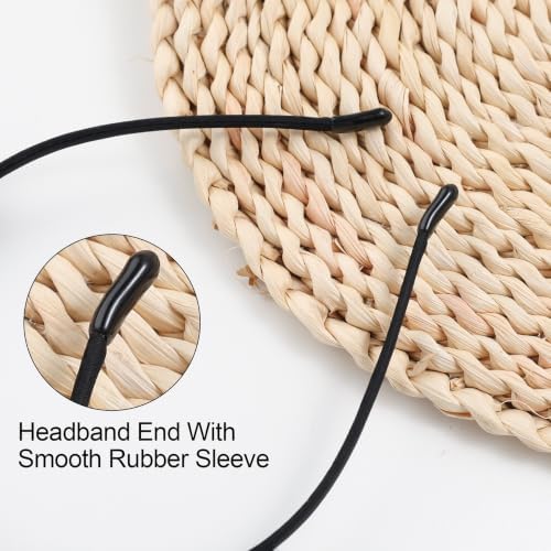 Black Cat Ears Headband Costume Accessories for Halloween for Adult Women