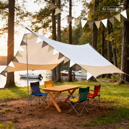 G2PLUS Pre-Strung Triangle Pennant Banner Decorative Flag Garland 36 PCS