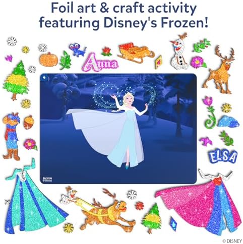 Skillmatics Foil Fun Disney Frozen, Foil Art & Craft Kit, Gift for Kids