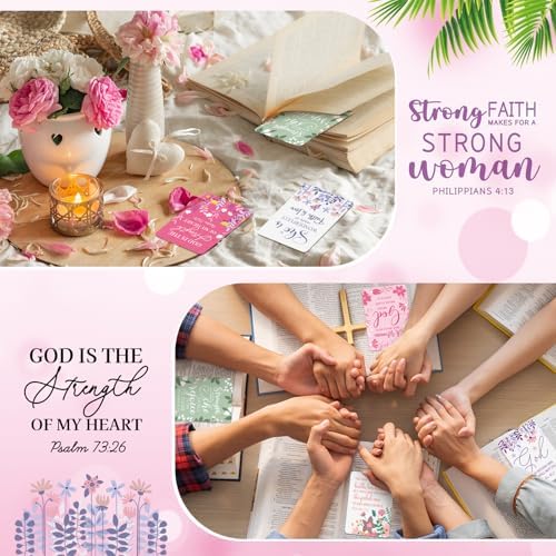 60 Pcs Faith Prayer Card for Women Bulk Christian Prayer Cards