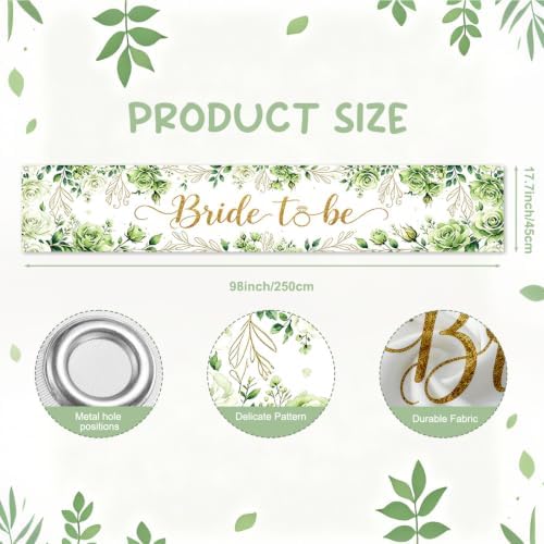Bride To Be Banner Happily Ever After Bridal Shower Wedding Banner