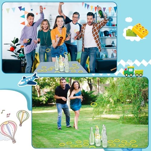 Tioncy Ring Toss Game Set Outdoor Carnival
