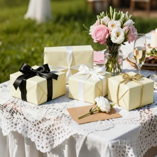 Bobobag 100 Sheets Ivory White Tissue Paper 20"X14" Tissue Paper for Gift Bags, Gift Wrapping Tissue, Christmas Tissue Paper Anniversary Holiday Decoration Arts Craft