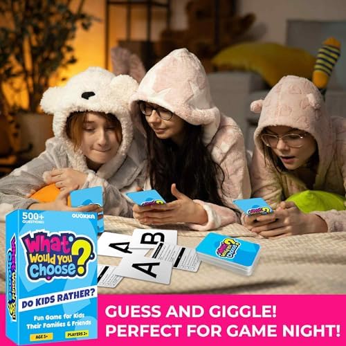 Quokka Board Games for Kids 8-12 - Family Card Games for Kids and Adults