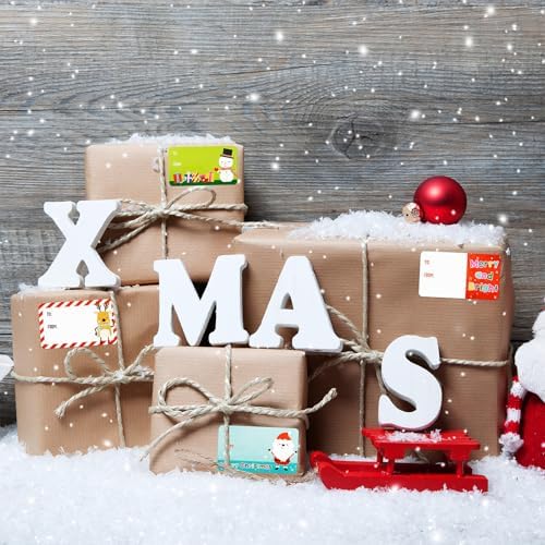 Outus 500 Pcs Christmas Gift Tags,Classic Style,2.95 x 1.6 Inch (Pack of 2)