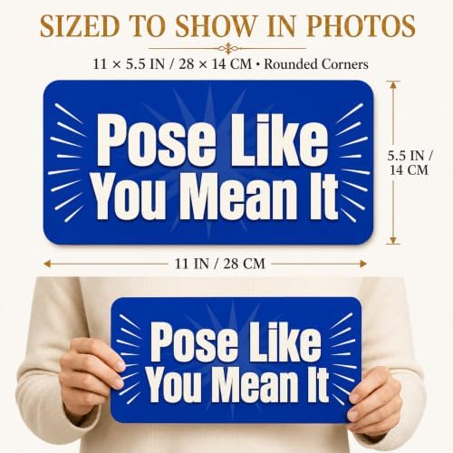 64 Designs Wedding Photo Booth Props, 32 Double-Sided Selfie Signs