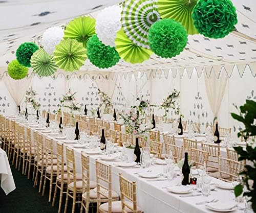 ADLKGG Green St Patrick's Day Party Decorations Paper Kit