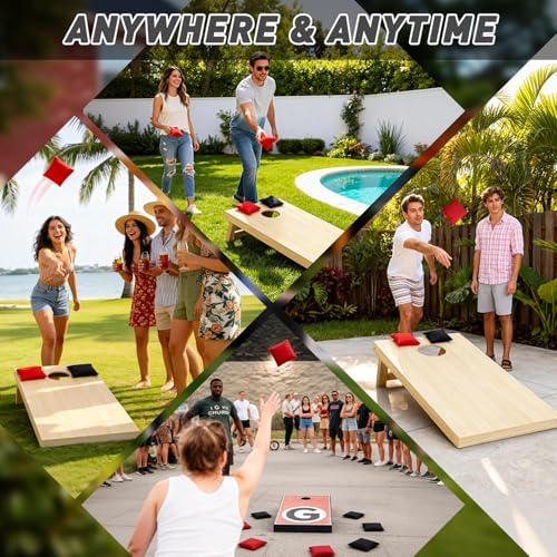 JMEXSUSS Weather Resistant Standard Cornhole Bags