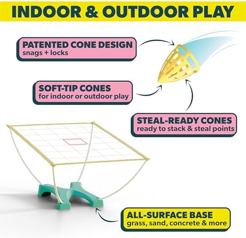 The Original Cone Toss - Outdoor Target Tossing Game for Ages 8 and Up