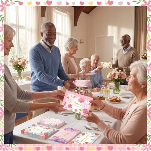 Crtiin 240 Set Mother's Day Religious Cards Bulk 2027 Christian Gold Foil