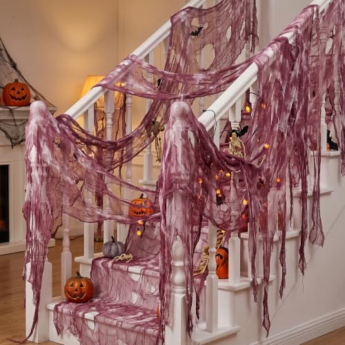 197"x71" Halloween Scary Gauze, Spooky Cloth Party Decoration