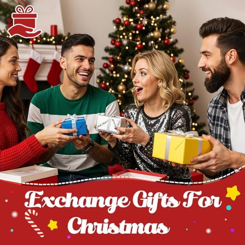 Santa Swap Gift Exchange Dice, 3in Exchange Gifts for Adult