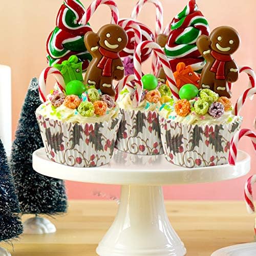 600 Count Christmas Cupcake Liners Muffin Paper Cups, Classic Series