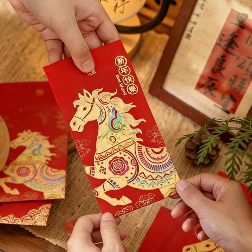 Ideal Swan 47Pcs 2026 Chinese New Year Decoration Kit, Lunar New Year Decor