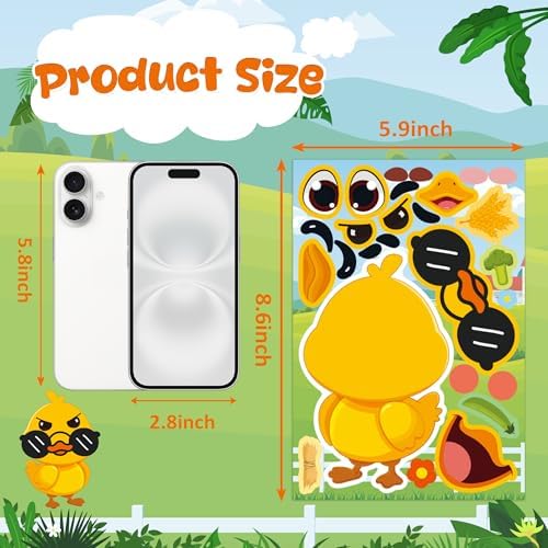 Farm Animal Stickers 48 Sheets Make A Face Stickers Kids Toddlers