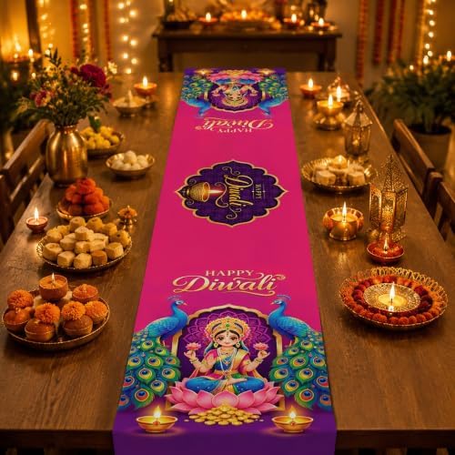 Diwali Decorations - Happy Diwali Table Runner