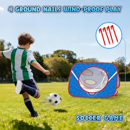 Spider Bean Bag Toss Game, Cornhole Board Outdoor Toys for Kids Age 3-12
