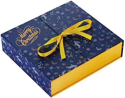 GWHOLE Christmas Advent Calendar 2026, 24 Refillable Gift Boxes, Blue