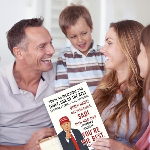 FANCYLUCKY Funny Father's Day Card for Dad Grandad Husband