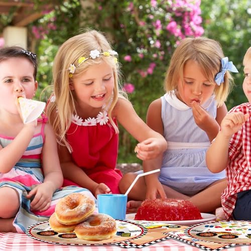 50Pcs Monster Truck Plates and Napkins Party Supplies, Disposable Racing Car Theme Birthday Paper Plates Napkins Tableware Set for Monster Truck Birthday Party Decorations (Truck)