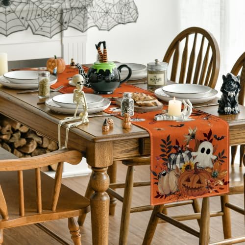 Artoid Mode 210 GSM Halloween Table Runner Home Party Decor 13x72 Inch