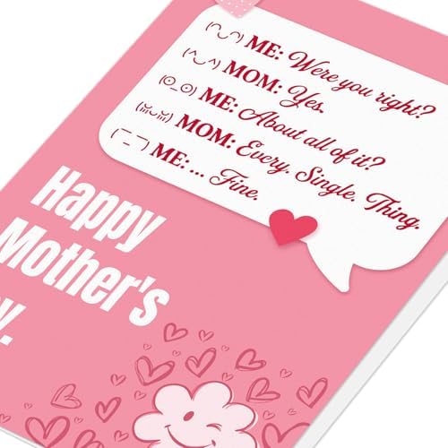 D4DREAM Happy Mothers Day Card from Daughter Son