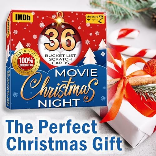 Christmas Movie Scratch-Off Cards – 36 Fun Challenges for Movie Lovers