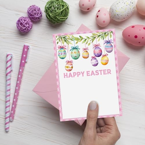 Easter Scavenger Hunt Games, Easter Treasure Hunt Clues Game Cards, Family Party Games for Kids and Adults, Holiday Party Game for Activities Decorations Supplies, 5x7 Inch (Outdoor)-A01