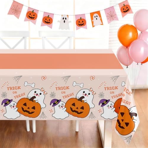 Childom 3 Pack Halloween Tablecloth Rectangle Table,Halloween Decorations