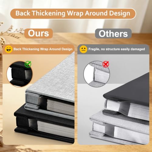 Large Self Adhesive Scrapbook Album, 40 Sheets 80 Pages Photo Book