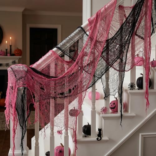 10 Pcs Halloween Creepy Cloth, 72 x 30 Inch Scary Spooky Fabric Cloth