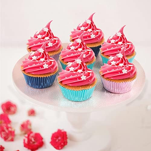 Caperci Sky Blue Foil Cupcake Muffin Liners Standard Baking Cups 150pcs