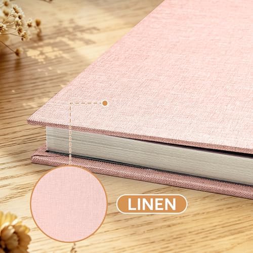 Large Self Adhesive Scrapbook Album, 40 Sheets 80 Pages Photo Book