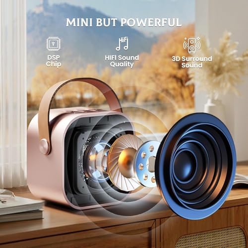 IROO Mini Karaoke Machine for Kids, Birthday Gifts Toys for Girls Ages 3-12