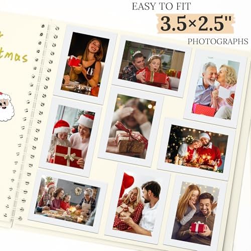 Scrapbook Photo Album 10"x10" 20 Sheets 40 Pages Hardcover Kraft Paper