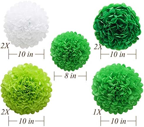 ADLKGG Green St Patrick's Day Party Decorations Paper Kit