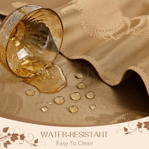 Romanstile Fall Jacquard Rectangle Tablecloth, Thanksgiving Pumpkin